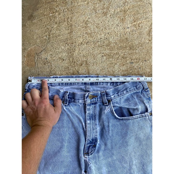 Vintage 90’s LL Bean Distressed Stained Jeans - Picture 14 of 16